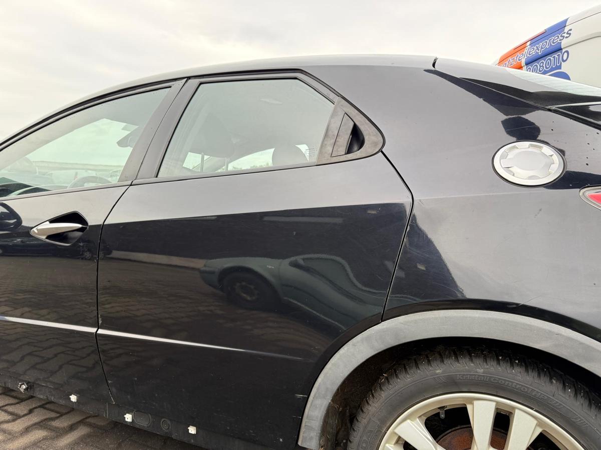 Honda Civic FK2 VIII original Tür hinten links B92P Nighthawk Black Rohbau BJ09